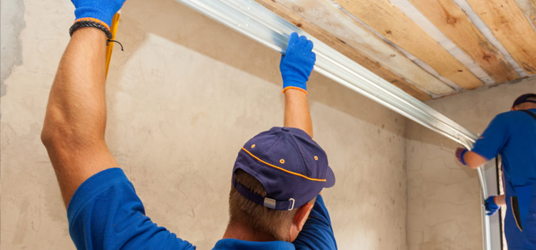 commercial overhead garage door repair in Midlothian